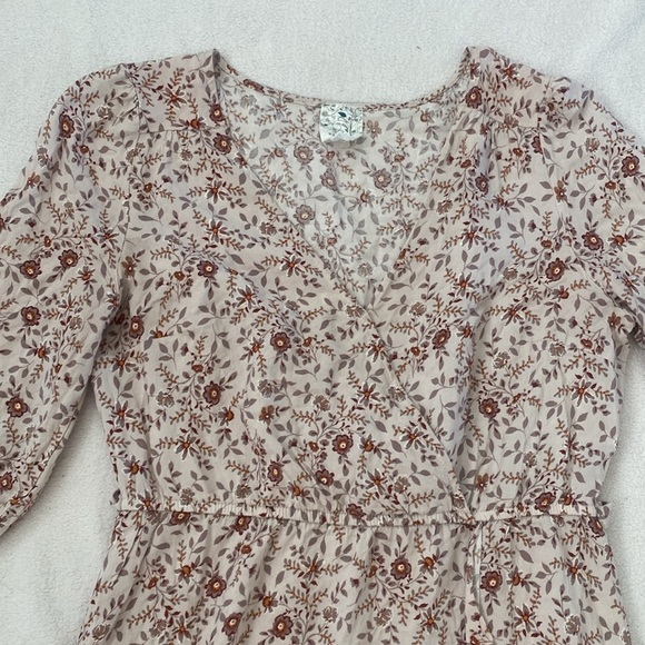 NAÏF Floral Midi Dress – Romantic Style – Size M - Picture 5 of 6